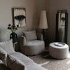 Béžové čalouněné lounge křeslo DUTCHBONE ROCCA -fv-interier-25