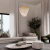 Zlaté kovové závěsné LED světlo Nova Luce Valentin 52 cm -fv-interier-25