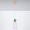Fialovo-zelené skleněné závěsné LED světlo Nova Luce Pluma 15 cm -fv-interier-25