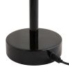 Černá kovová nabíjecí stolní LED lampa Jem -fv-interier-25