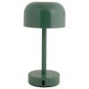 Zelená kovová nabíjecí stolní LED lampa Jem