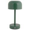 Zelená kovová nabíjecí stolní LED lampa Jem