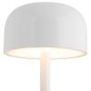 Bílá kovová nabíjecí stolní LED lampa Jem -fv-interier-25
