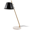 Černá kovová stolní lampa Savyne