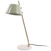 Zelená kovová stolní lampa Savyne