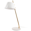 Bílá kovová stolní lampa Savyne