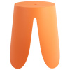 Oranžová plastová stolička Ravis 45 cm