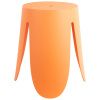 Oranžová plastová stolička Ravis 45 cm