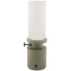 Zelená kovová nabíjecí stolní LED lampa Campy