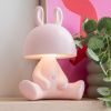 Růžová plastová dětská LED lampa BunBun 27 cm -fv-interier-25