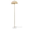 Zlatá kovová stojací lampa Sway 154 cm