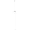 Bílá kovová stojací LED lampa Nova Luce Olea 390 cm