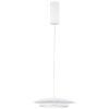 Bílé kovové závěsné LED světlo Nova Luce Olos 35 cm