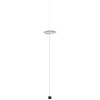 Bílá kovová stojací LED lampa Nova Luce Olos 370 cm