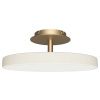 Bílé kovové stropní LED světlo Asteria Up 60 cm