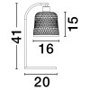Stolní lampa Nova Luce Intra