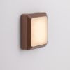 Hnědé kovové venkovní nástěnné LED světlo Nova Luce Appia -fv-interier-25