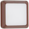 Hnědé kovové venkovní nástěnné LED světlo Nova Luce Appia