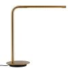 Zlatá kovová stolní LED lampa Omni