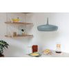 Šedomodré kovové závěsné stínidlo Clava Dine 43 cm -fv-interier-25