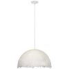 Bílé závěsné světlo Nova Luce Lalu 60 cm
