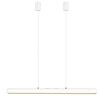 Bílo-zlaté kovové závěsné LED světlo Hazel Branch 100 cm