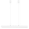 Bílo-stříbrné kovové závěsné LED světlo Hazel Branch 100 cm