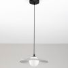 Černobílé závěsné světlo Nova Luce Reflet 30 cm -fv-interier-25