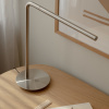 Stříbrná kovová stolní LED lampa Omni -fv-interier-25
