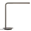 Stříbrná kovová stolní LED lampa Omni