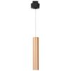 Zlaté kovové LED světlo do magnetické lišty Nova Luce Jazz 3 cm