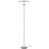 Šedá kovová stojací LED lampa Reflection 140,5 cm