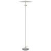 Šedá kovová stojací LED lampa Reflection 140,5 cm
