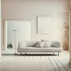 Mosazná kovová stojací LED lampa Reflection 140,5 cm -fv-interier-25