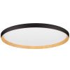 Černé kovové stropní LED světlo Nova Luce Vomos 60 cm