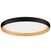 Černé kovové stropní LED světlo Nova Luce Vomos 40 cm