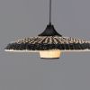 Černo-béžové ratanové závěsné světlo Nova Luce Capa 61 cm -fv-interier-25