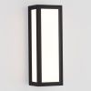 Černé kovové venkovní nástěnné LED světlo Nova Luce Astral 25,8 x 8,6 cm -fv-interier-25