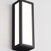 Černé kovové venkovní nástěnné LED světlo Nova Luce Astral 25,8 x 8,6 cm -fv-interier-25