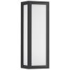 Černé kovové venkovní nástěnné LED světlo Nova Luce Astral 25,8 x 8,6 cm
