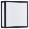 Černé kovové venkovní nástěnné LED světlo Nova Luce Astral 22 cm
