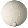 Bílý bouclé sedací / gymnastický míč VLUV DIVA Ø 65 cm