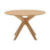 Dubový jídelní stůl Kave Home Naanim 120 cm