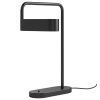 Černá kovová stolní lampa Scribe