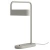 Šedá kovová stolní lampa Scribe