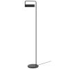 Černá kovová stojací lampa Scribe 133 cm