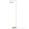 Krémově bílá kovová stojací lampa Scribe 133 cm