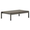 Zelený zahradní konferenční stolek Kave Home Sorells 91 x 57 cm