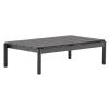 Šedý zahradní konferenční stolek Kave Home Sorells 91 x 57 cm