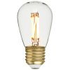 Transparentní stmívatelná LED žárovka Teardrop E27 4W